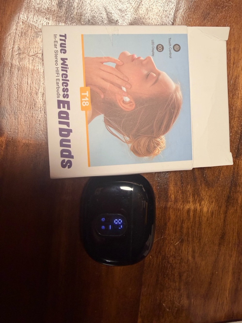 ZZU T18 True Wireless Earbuds - Black